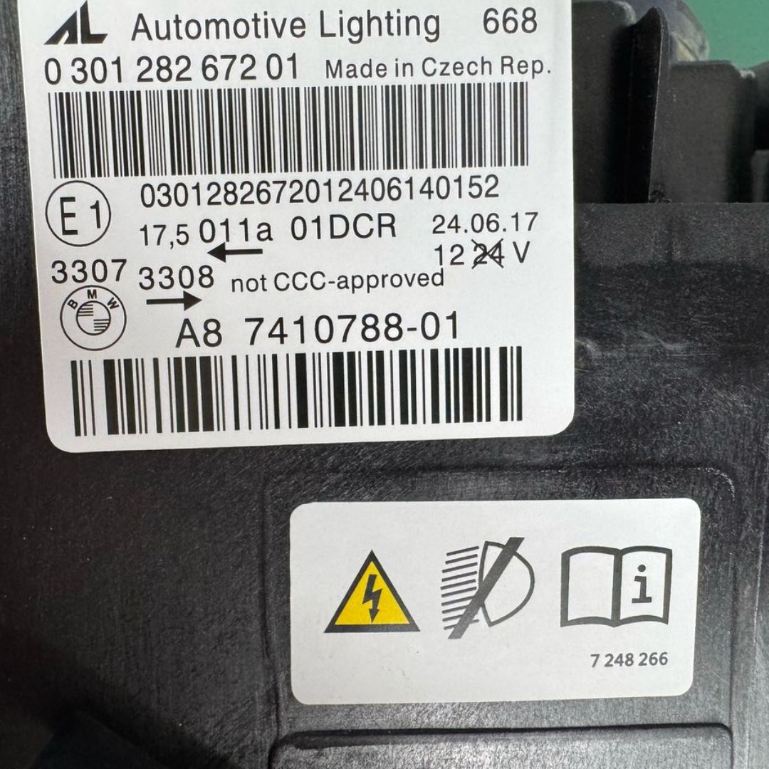 BMW 4 SERIES 2014-2019 F32 F33 F36 F82 F83 M4 LCI BI-XENON HEADLIGHT RIGHT/DRIVER/OFF SIDE 63117377846