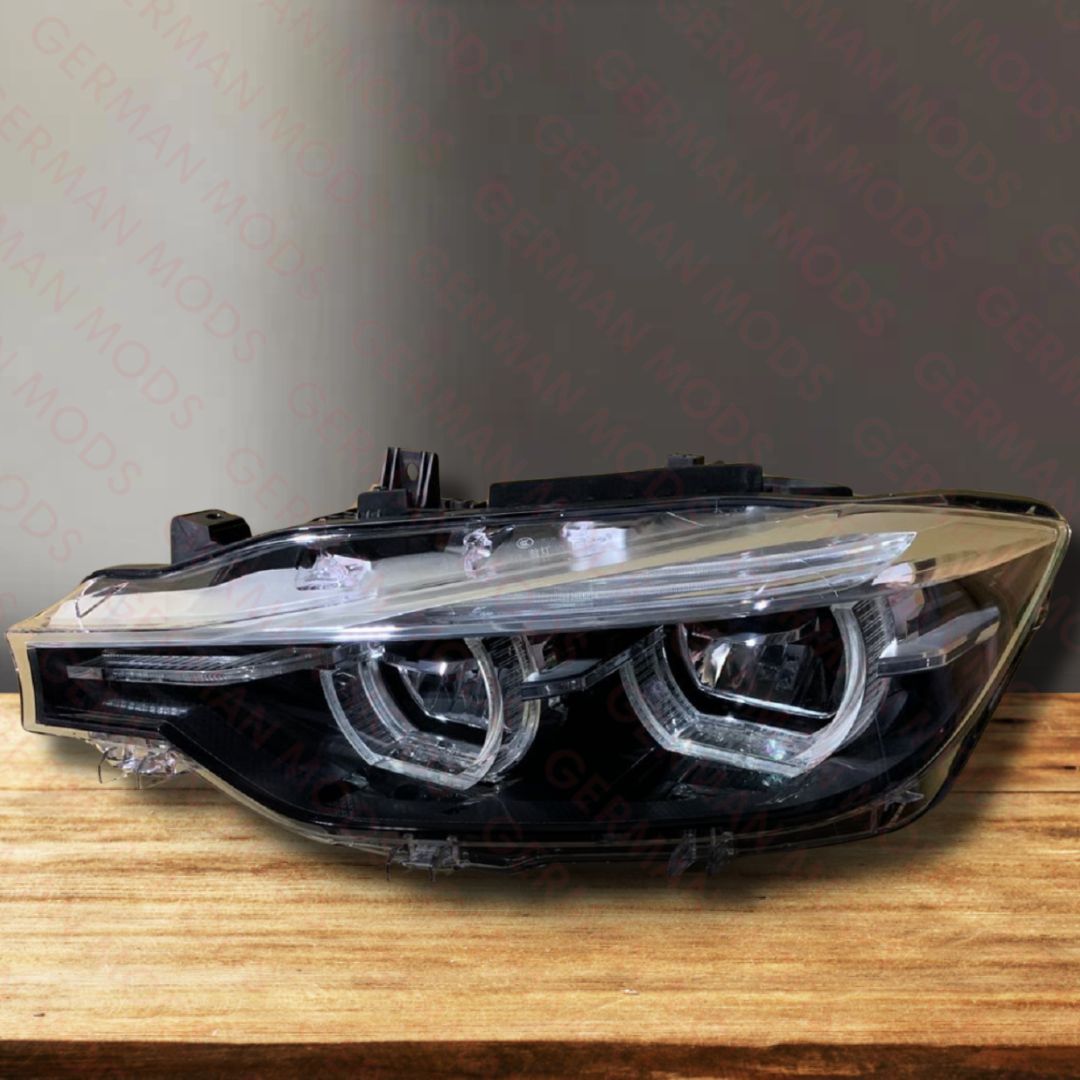 BMW 3 SERIES F30-F31-F35 LCI 2014-2019 SHADOW EDITION LED LCI HEADLIGHT LEFT AND RIGHT SIDE 8492471+8492472
