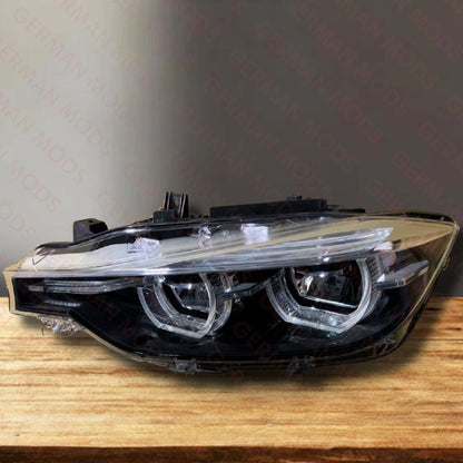 BMW 3 SERIES F30-F31-F35 LCI 2014-2019 SHADOW EDITION LED LCI HEADLIGHT LEFT AND RIGHT SIDE 8492471+8492472