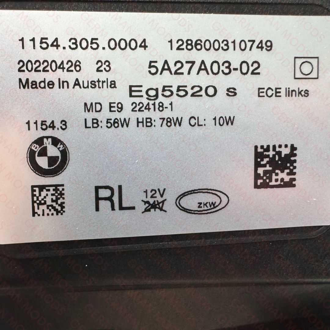 BMW 7 SERIES 2019-2022 G11/G12 LCI AHL LED HEADLIGHT RIGHT/DRIVER/OFF SIDE 63119450227