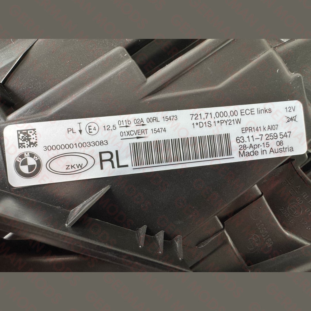 BMW 3 SERIES F30-F31-F35 2011-2019 BI-XENON HEADLIGHT RIGHT AND LEFT side 7339386-7339385