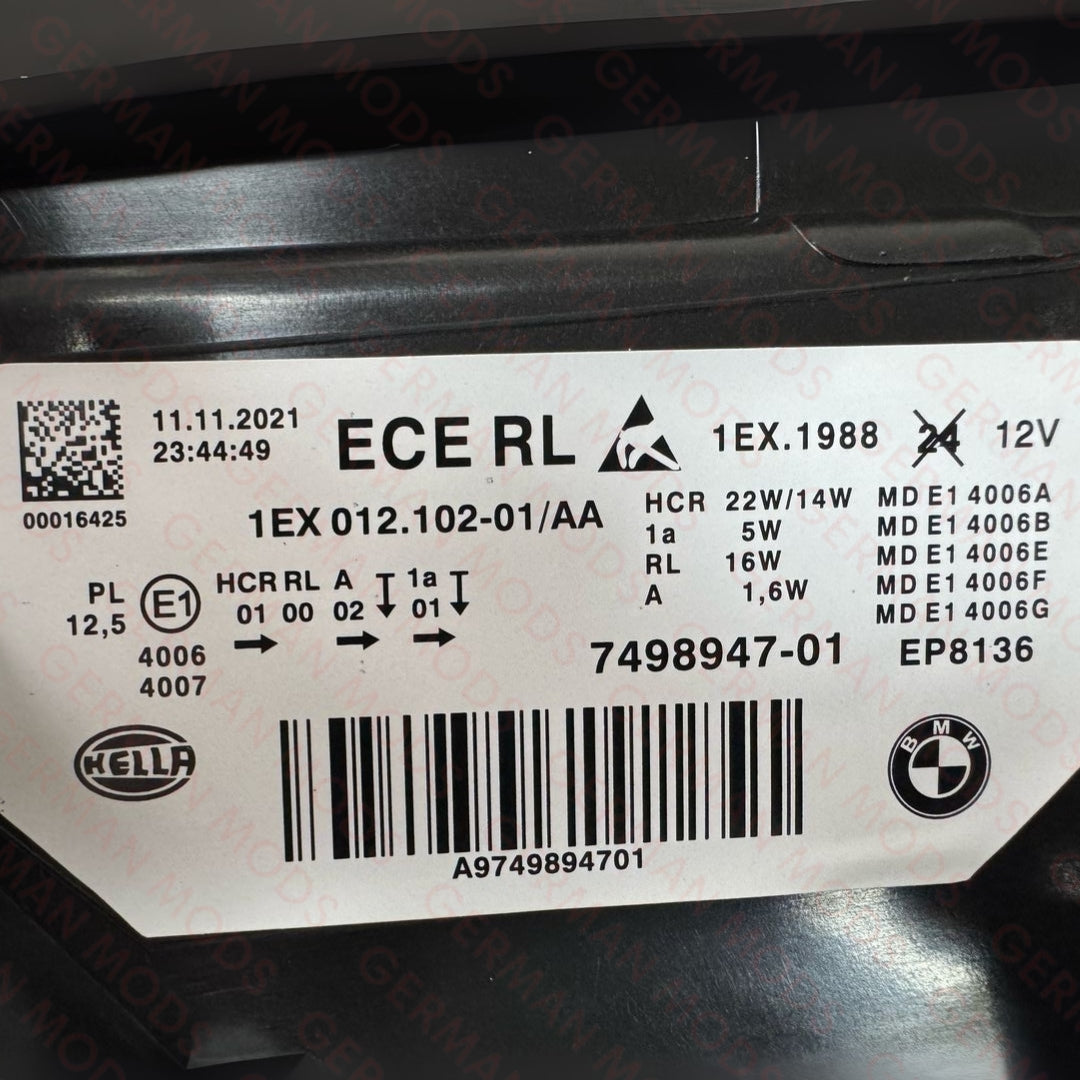 BMW 3 SERIES F30-F31-F35 LCI 2014-2019 LED LCI HEADLIGHT LEFT AND RIGHT SIDE 7419631+7419632