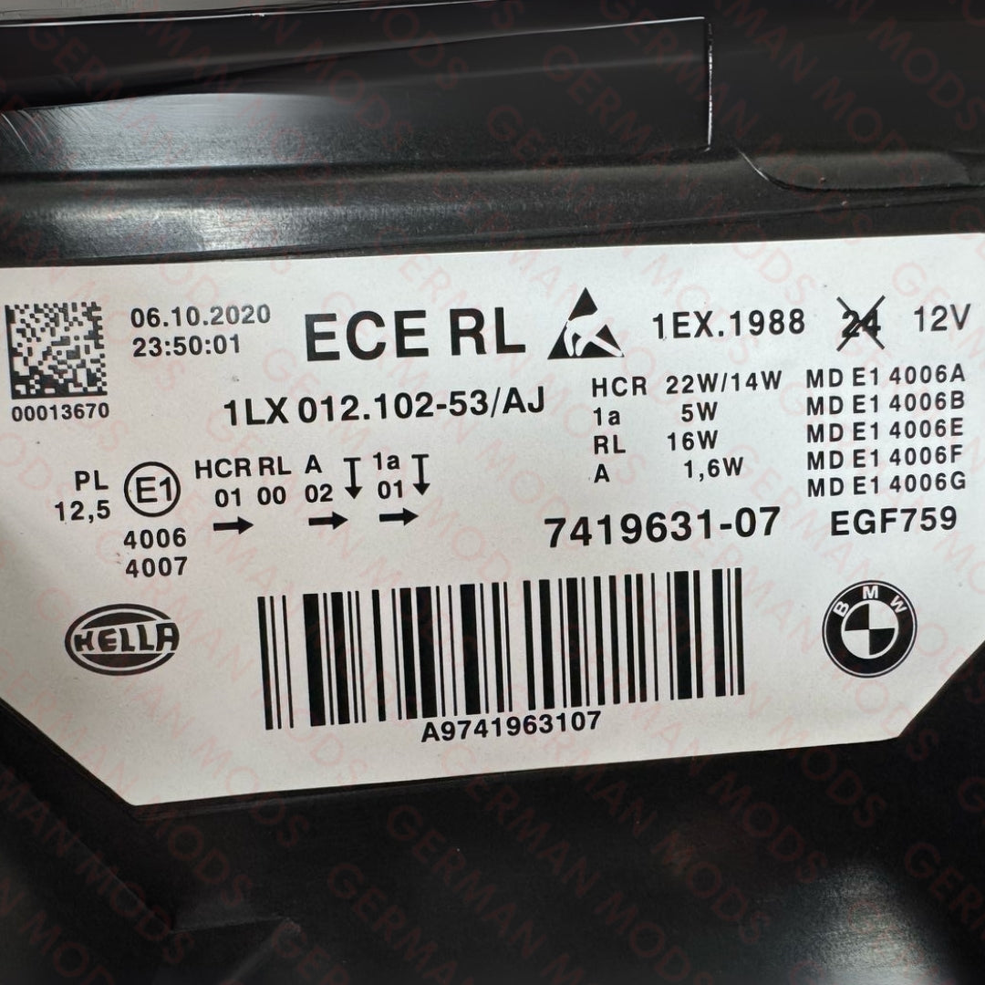BMW 3 SERIES F30-F31-F35 LCI 2014-2019 LED LCI HEADLIGHT LEFT AND RIGHT SIDE 7419631+7419632