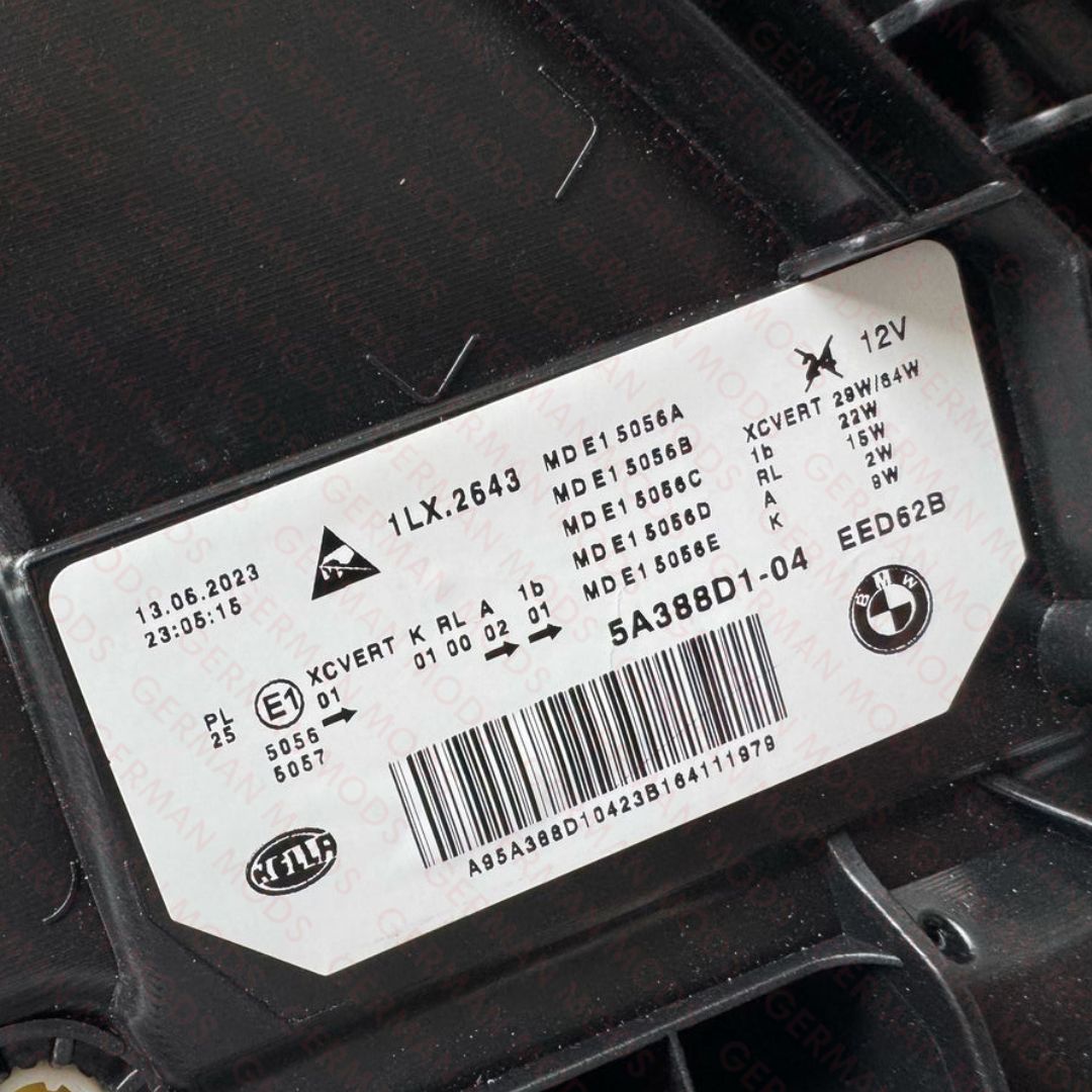 BMW 5 SERIES 2021-2024 G30 G31 F90 M5 ADAPTIVE LED AHL HEADLIGHT LEFT/PASSENGER/NEAR AND RIGHT/DRIVER/OFF SIDE COMPLETE PAIR 63119479263+63119479264