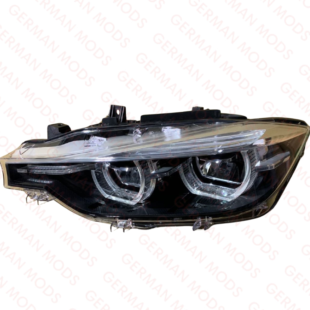 BMW 3 SERIES F30-F31-F35 LCI 2014-2019 SHADOW EDITION LED HEADLIGHT LEFT/PASSENGER/NEAR side 8492471