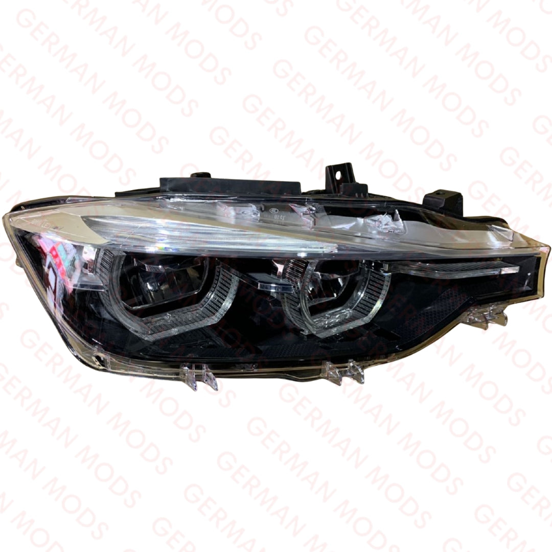 BMW 3 SERIES F30-F31-F35 LCI 2014-2019 SHADOW EDITION LED HEADLIGHT RIGHT/DRIVER/OFF side 8492472