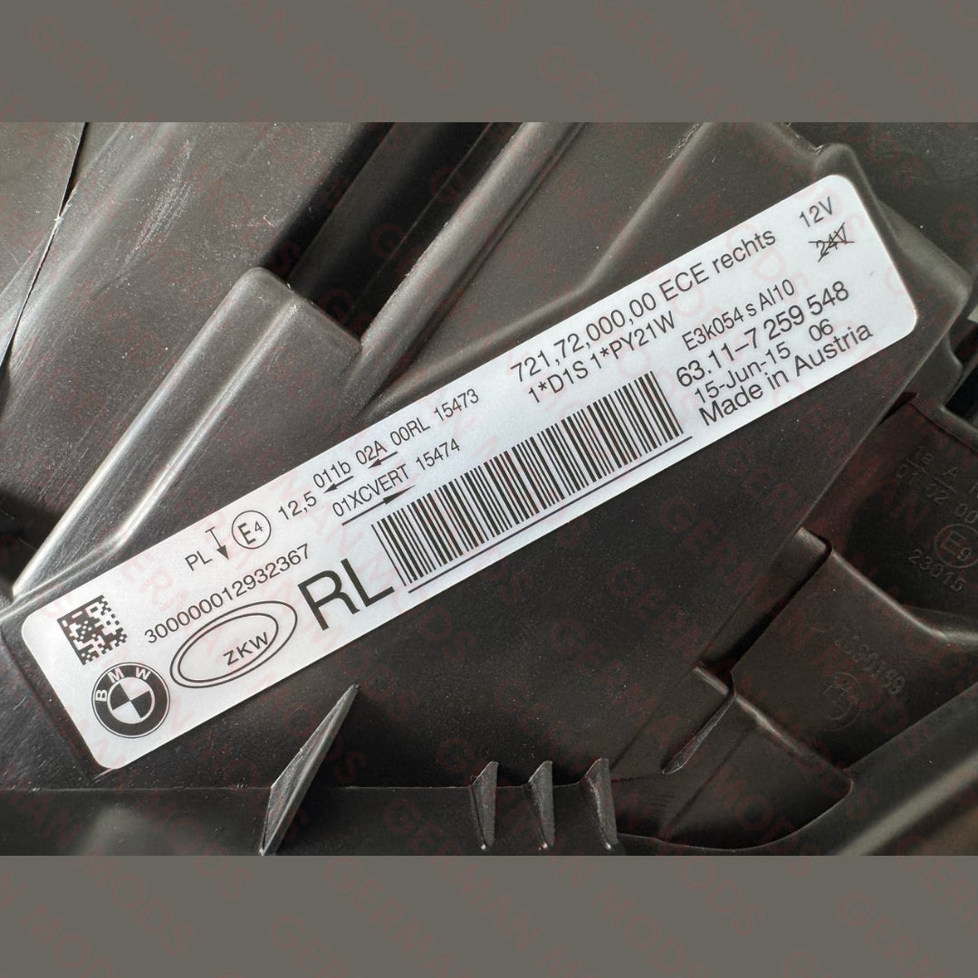BMW 3 SERIES F30-F31-F35 2011-2019 BI-XENON HEADLIGHT RIGHT AND LEFT side 7339386-7339385