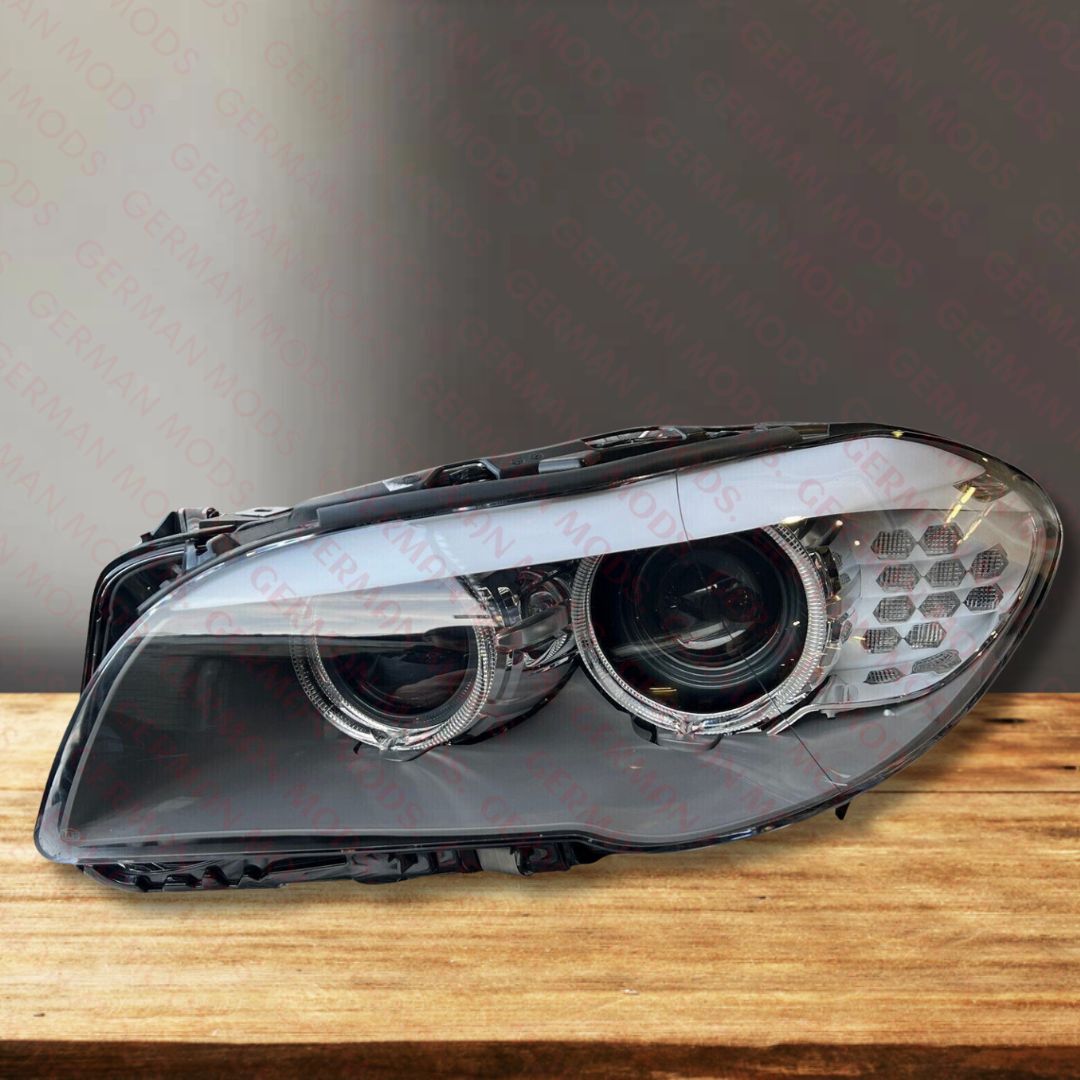 BMW 5 SERIES F10 F11 2009-2013 BI XENON HEADLIGHT LEFT/PASSENGER/NEAR side AND RIGHT/DRIVER/OFF SIDE 7271909+7271910