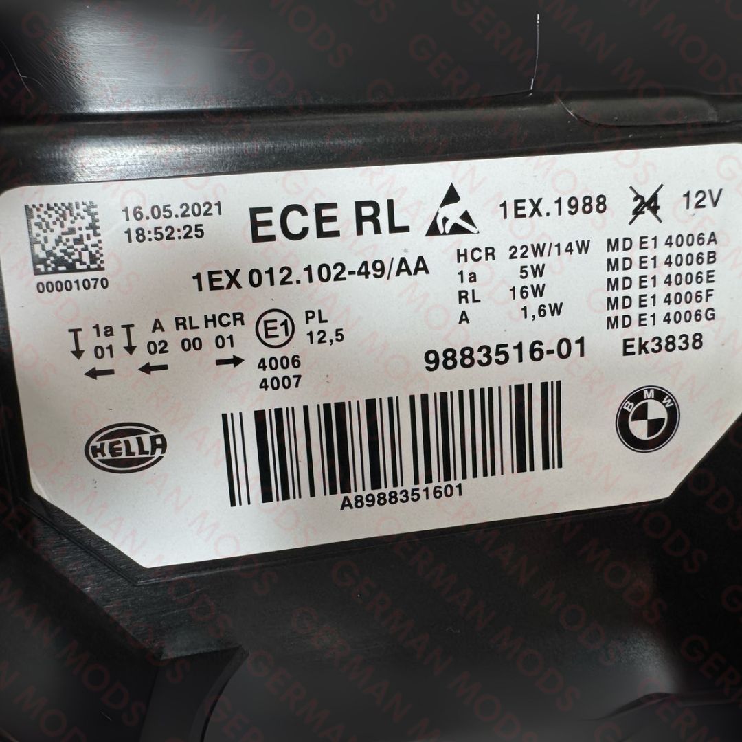 BMW 3 SERIES F30-F31-F35 LCI 2014-2019 SHADOW EDITION LED LCI HEADLIGHT LEFT AND RIGHT SIDE 8492471+8492472