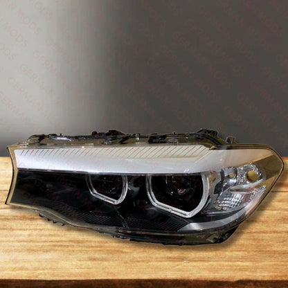 BMW 5 SERIES 2018-2020 G30 G31 F90 LED/XENON HEADLIGHTS LEFT/PASSENGER/NEAR SIDE AND RIGHT/DRIVER/OFF SIDE COMPLETE PAIR 63117214953+63117214954