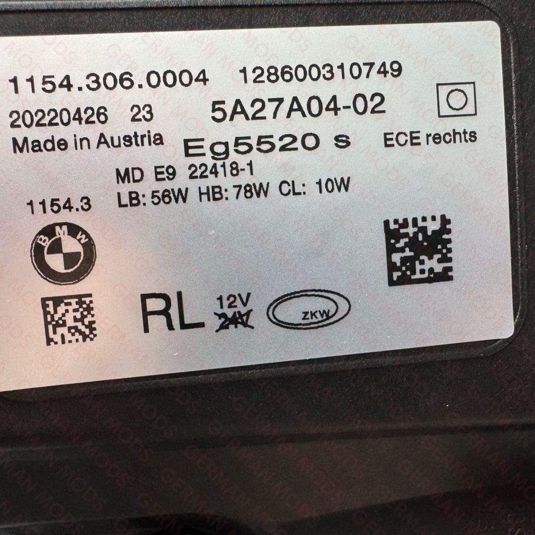 BMW 7 SERIES 2019-2022 G11/G12 LCI AHL LED HEADLIGHT RIGHT/DRIVER/OFF SIDE 63119450228