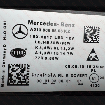 Mercedes-Benz E-Class W213 S213 C238 A238 Pre-Facelift 2016-2a020 Genuine OEM Intelligent LED ILS MULTIBEAM Headlight / Headlamp Assembly Right / Driver / Off Side A2139060007