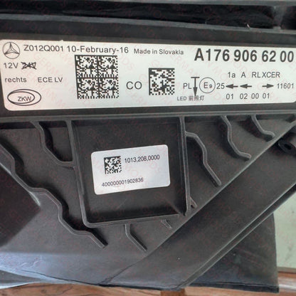 MERCEDES BENZ A CLASS A180 A200 A250 A45 AMG 2014-2018 W176 BI-XENON HID HEADLIGHT/HEADLAMP ASSEMBLY RIGHT/DRIVER/OFF SIDE AND LEFT/PASSENGER/NEAR SIDE A1769066100 + A1769066200