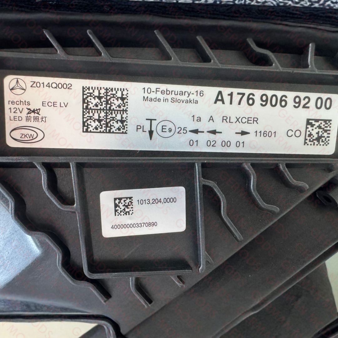 MERCEDES BENZ A CLASS A180 A200 A250 A45 AMG 2014-2018 W176 LCI HIGH PERFORMANCE LED HEADLIGHT/HEADLAMP ASSEMBLY RIGHT/DRIVER/OFF SIDE A1769066200