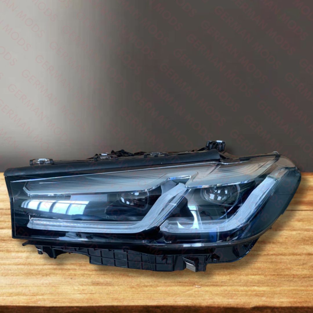 BMW 5 SERIES 2021-2024 G30 G31 F90 M5 ADAPTIVE LED AHL HEADLIGHT LEFT/PASSENGER/NEAR AND RIGHT/DRIVER/OFF SIDE COMPLETE PAIR 63119479263+63119479264