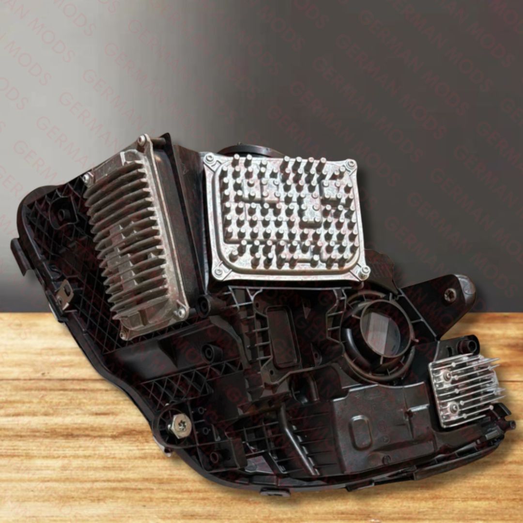 Mercedes-Benz C-Class W205 Facelift 2018-2022 Genuine OEM Intelligent Light System ILS Multibeam LED Blue DRL Headlight / Headlamp Assembly Right / Driver / Off Side A2059069405