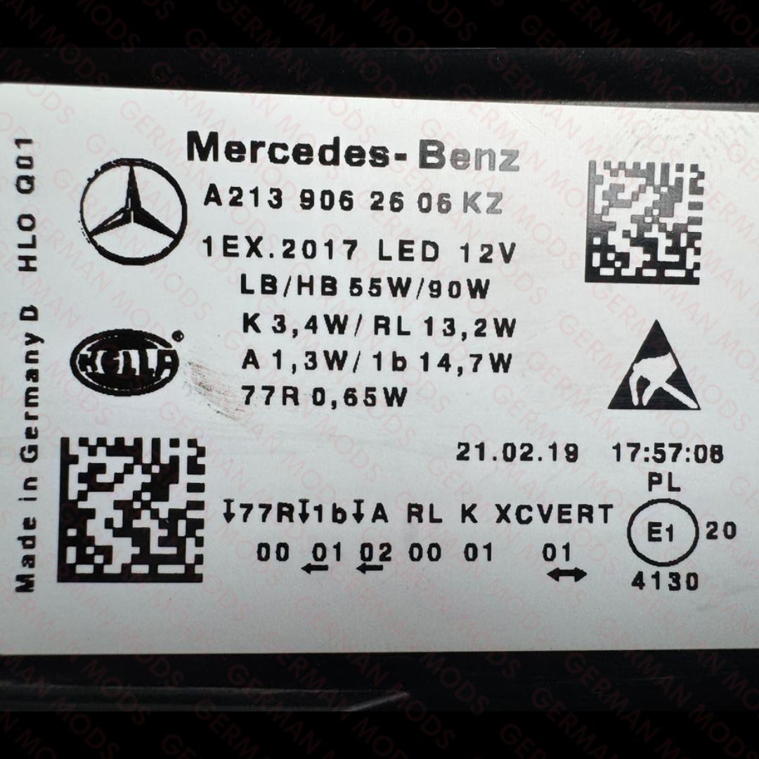 Mercedes-Benz E-Class W213 S213 C238 A238 Pre-Facelift 2016-2020 Genuine OEM Intelligent LED ILS MULTIBEAM Headlight / Headlamp Assembly PAIR A2139060507 & A2139060007