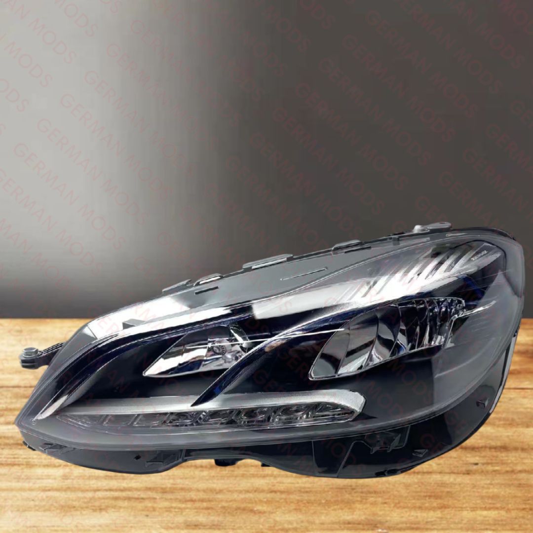 Mercedes-Benz E-Class W212 S212 Saloon Estate Facelift 2012-2016 Genuine OEM Static LED Headlight / Headlamp Assembly PAIR A2128201939 & A2128202039