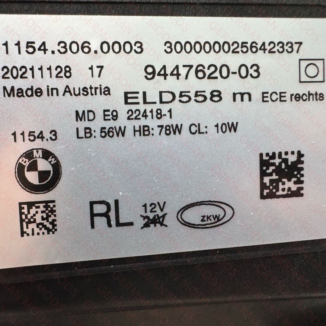 BMW 7 SERIES 2019-2022 G11/G12 LCI AHL LED HEADLIGHT RIGHT/DRIVER/OFF SIDE AND LEFT/PASSENGER/NEAR SIDE COMPLETE PAIR 63119450227+63119450228