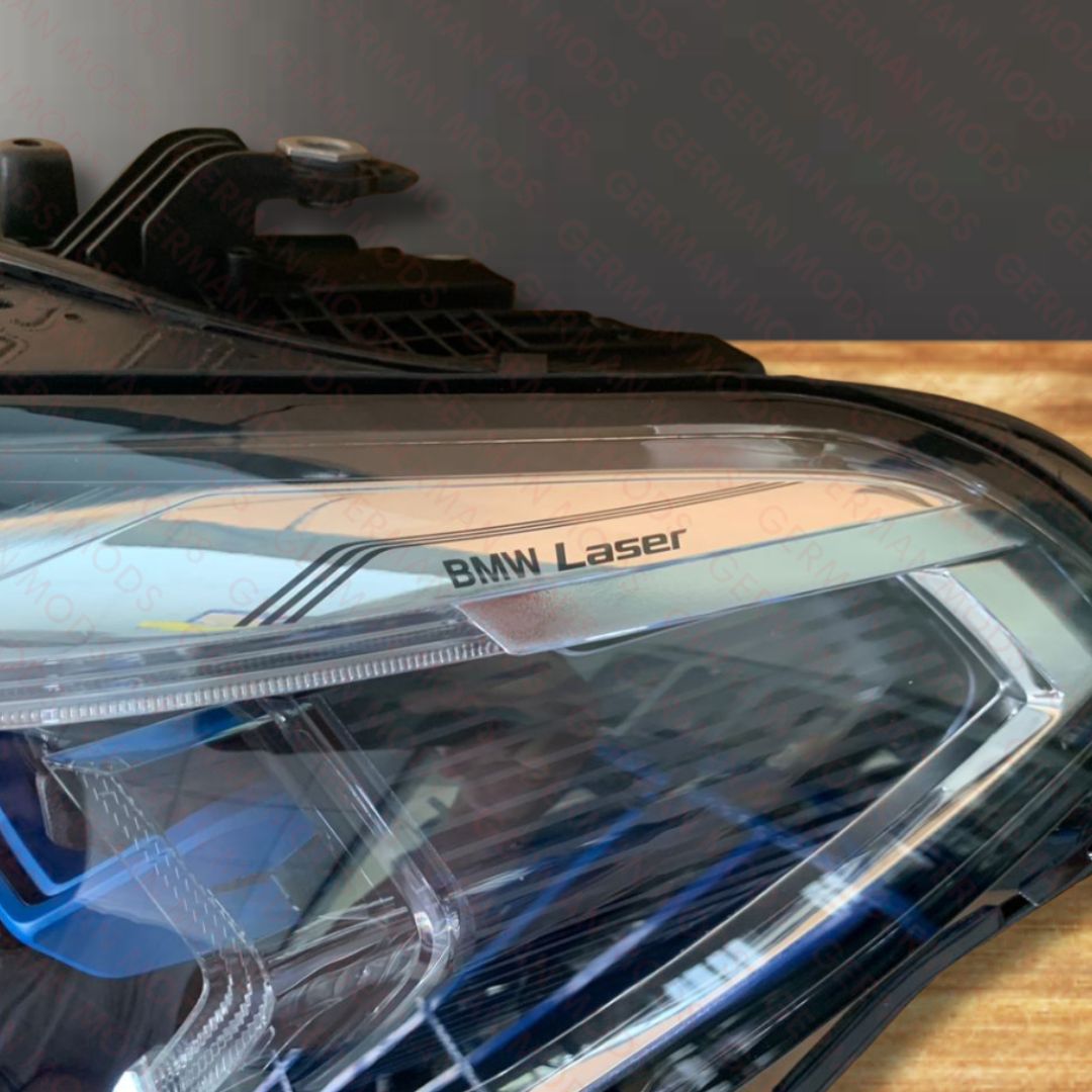BMW X5/X6 G05 G06 F15/F16 2018-2022 LASER LED HEADLIGHT LEFT/PASSENGER/NEAR SIDE AND RIGHT/DRIVER/OFF SIDE COMPLETE PAIR 63119850427+63119850428