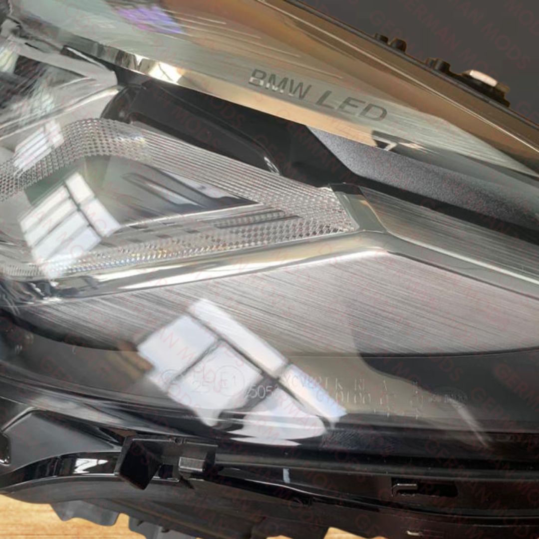 BMW 5 SERIES 2021-2024 G30 G31 F90 M5 ADAPTIVE LED AHL HEADLIGHT LEFT/PASSENGER/NEAR AND RIGHT/DRIVER/OFF SIDE COMPLETE PAIR 63119479263+63119479264