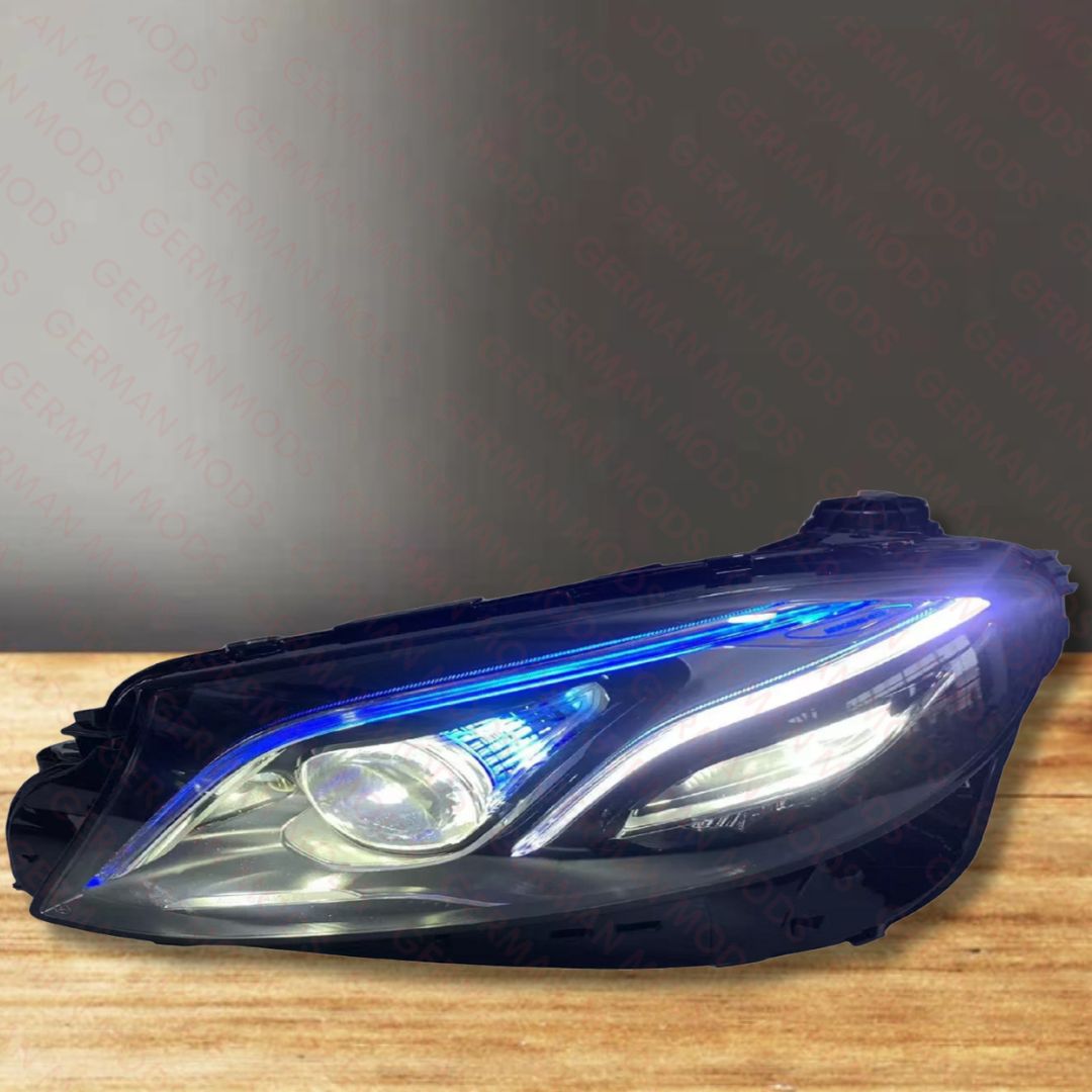 Mercedes-Benz E-Class W213 S213 C238 A238 Pre-Facelift 2016-2020 Genuine OEM Blue DRL Intelligent LED ILS MULTIBEAM Headlight / Headlamp Assembly PAIR A2139064704 & A2139064804