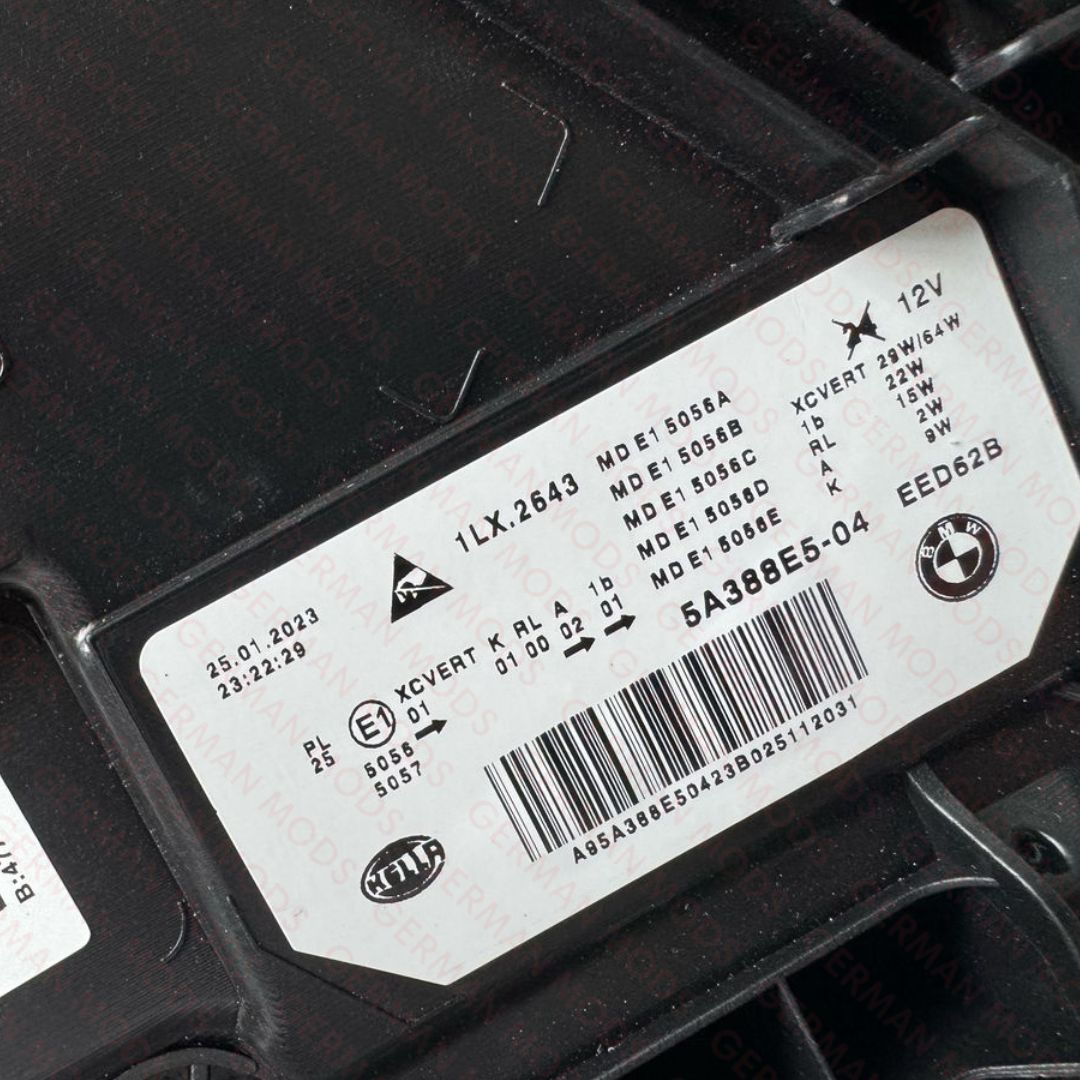 BMW 5 SERIES 2021-2024 G30 G31 F90 M5 ADAPTIVE LED SHADOW EDITION AHL HEADLIGHT LEFT/PASSENGER/NEAR SIDE AND RIGHT/DRIVER/OFF SIDE COMPLETE PAIR 63118084377+63118084378