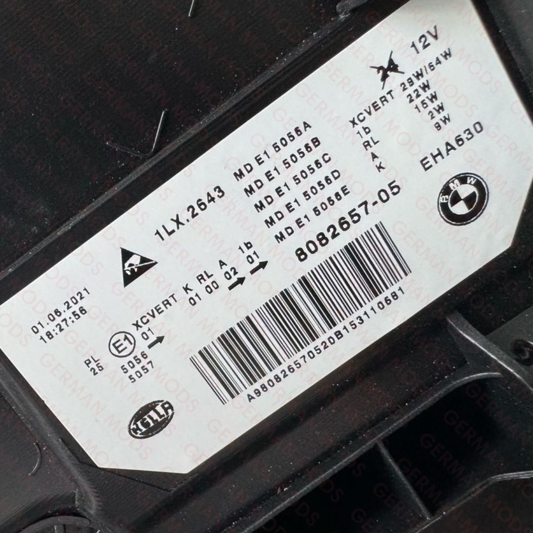 BMW 5 SERIES 2021-2024 G30 G31 F90 M5 ADAPTIVE LED SHADOW EDITION AHL HEADLIGHT LEFT/PASSENGER/NEAR SIDE AND RIGHT/DRIVER/OFF SIDE COMPLETE PAIR 63118084377+63118084378