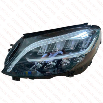 Mercedes-Benz C-Class W205 Facelift 2018-2022 Genuine OEM High Performance LED Headlight / Headlamp Assembly Left / Passenger / Near Side A2059068105