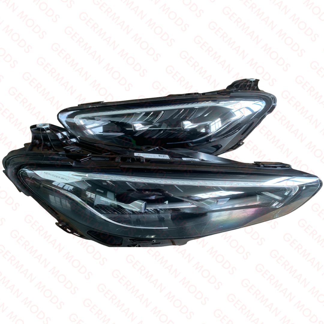 Mercedes-Benz E-Class W213 S213 C238 A238 Facelift 2020-2024 Genuine OEM High Performance Static LED Headlight / Headlamp Assembly PAIR A2139066508 & A2139066608