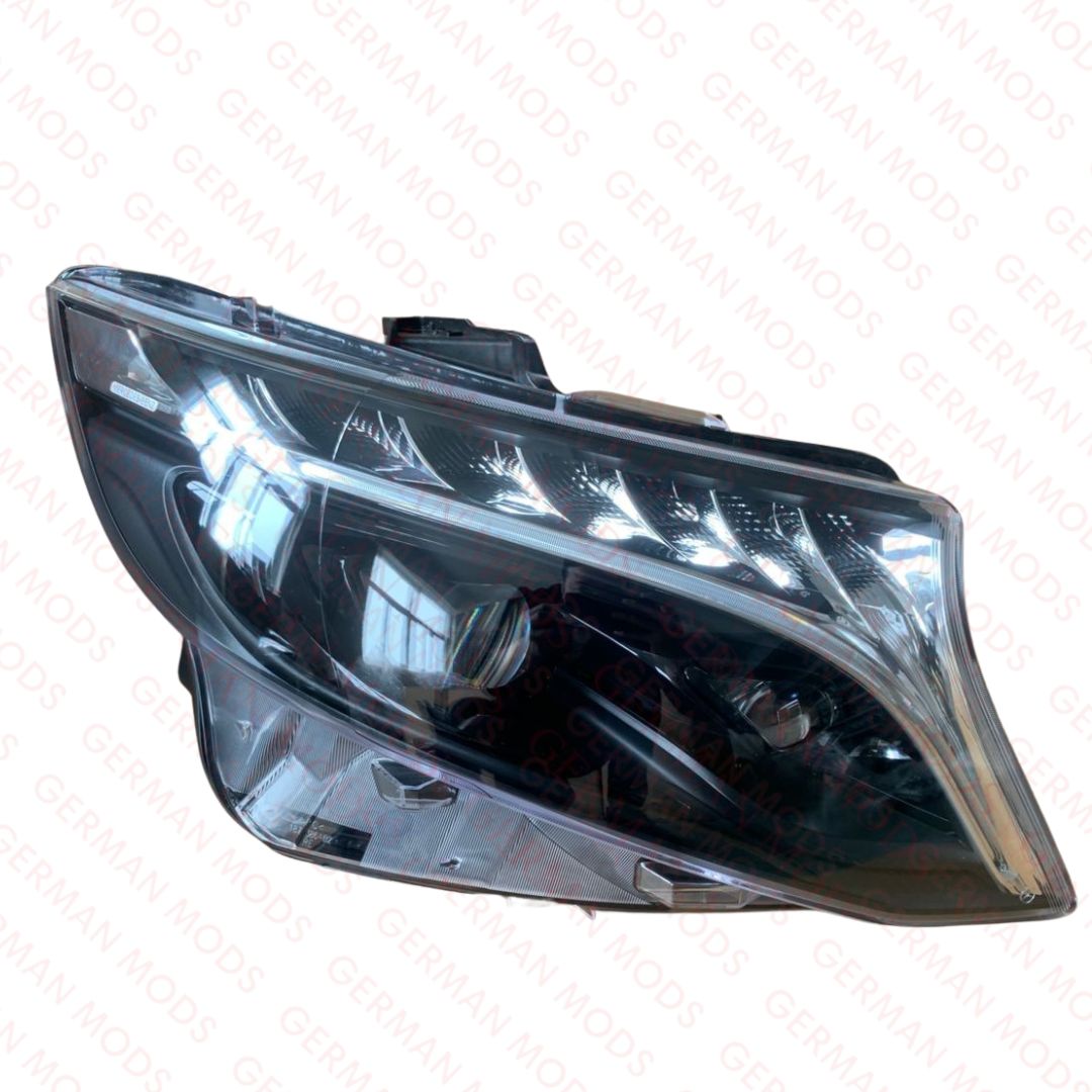 Mercedes-Benz Vito V-Class EQV W447 Facelift 2019-2024 Genuine OEM Black Edition Intelligent LED ILS MULTIBEAM Headlight / Headlamp Assembly Right / Driver / Off Side A4479063501
