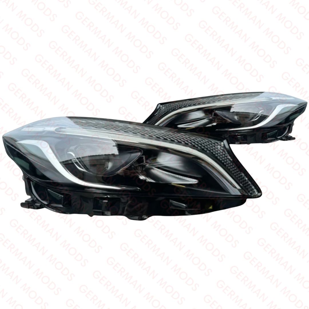 MERCEDES BENZ A CLASS A180 A200 A250 A45 AMG 2014-2018 W176 BI-XENON HID HEADLIGHT/HEADLAMP ASSEMBLY RIGHT/DRIVER/OFF SIDE AND LEFT/PASSENGER/NEAR SIDE A1769066100 + A1769066200