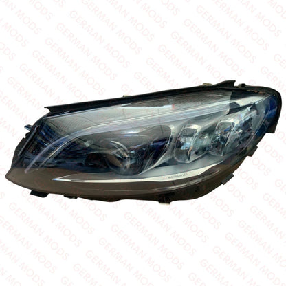 Mercedes-Benz C-Class W205 Facelift 2018-2022 Genuine OEM Intelligent Light System ILS Multibeam LED Headlight / Headlamp Assembly Left / Passenger / Near Side A2059061706
