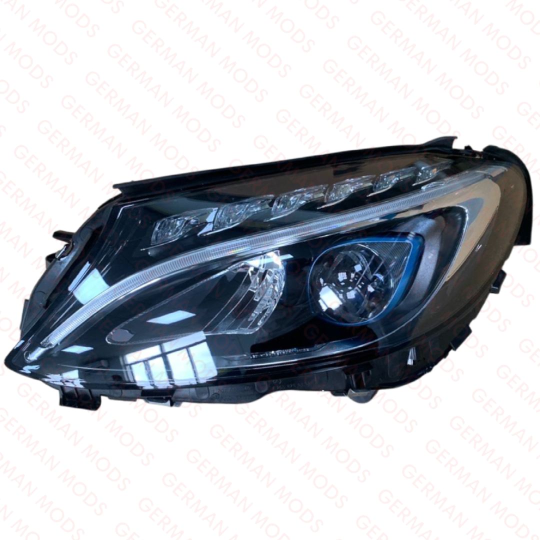 Mercedes-Benz C-Class W205 2014-2018 Genuine OEM Plug-in Hybrid High Performance Blue Eye LED Headlight / Headlamp Assembly Left / Passenger / Near Side A2059060104