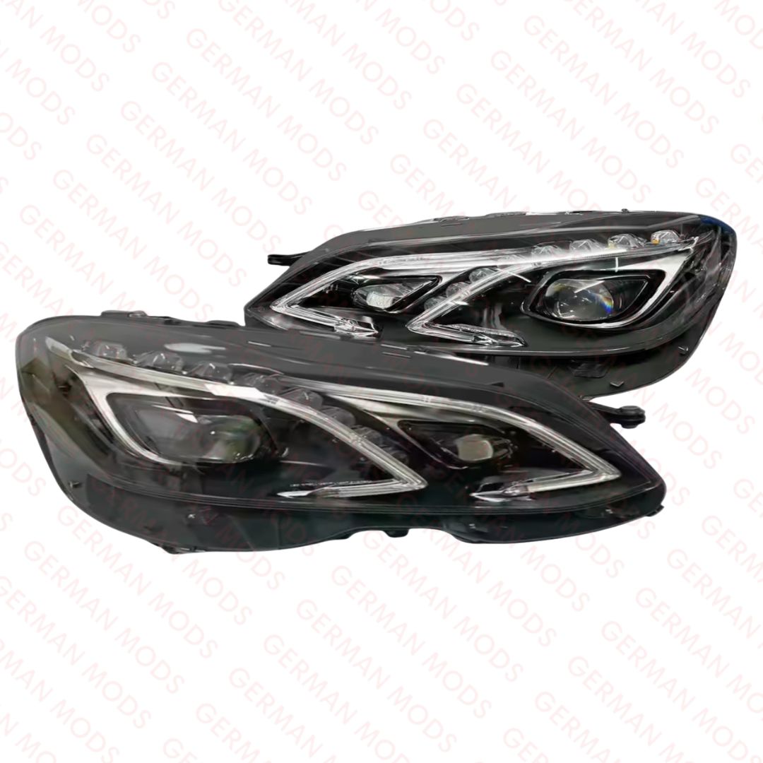 Mercedes-Benz E-Class W212 S212 Saloon Estate Facelift 2012-2016 Genuine OEM LED Intelligent Light System ILS Multibeam Headlight / Headlamp Assembly PAIR A2128202539 & A2128202639