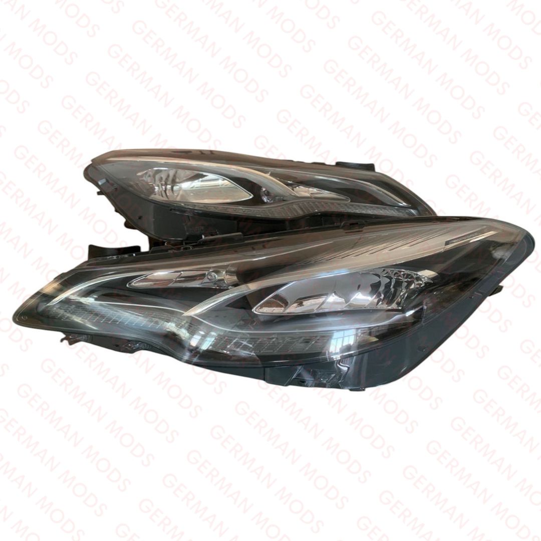 Mercedes-Benz E-Class W207 C207 Coupe Facelift 2012-2016 Genuine OEM Static LED Headlight / Headlamp Assembly PAIR A2078208161 & A2078208261