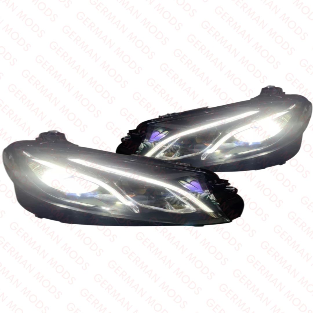 Mercedes-Benz E-Class W213 S213 C238 A238 Pre-Facelift 2016-2020 Genuine OEM High Performance LED Headlight / Headlamp Assembly PAIR A2139066701 & A2139066801