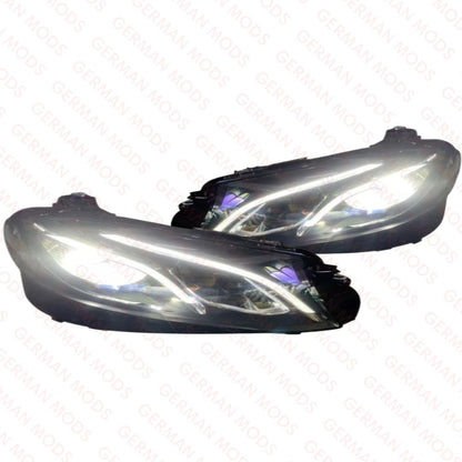Mercedes-Benz E-Class W213 S213 C238 A238 Pre-Facelift 2016-2020 Genuine OEM High Performance LED Headlight / Headlamp Assembly PAIR A2139066701 & A2139066801