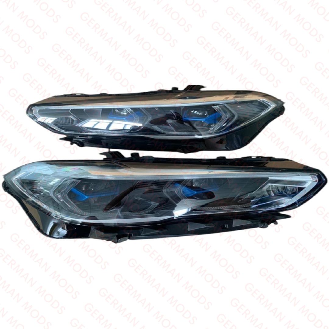BMW X5/X6 G05 G06 F15/F16 2018-2022 LASER LED HEADLIGHT LEFT/PASSENGER/NEAR SIDE AND RIGHT/DRIVER/OFF SIDE COMPLETE PAIR 63119850427+63119850428