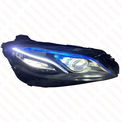Mercedes-Benz E-Class W213 S213 C238 A238 Pre-Facelift 2016-2020 Genuine OEM Blue DRL Intelligent LED ILS MULTIBEAM Headlight / Headlamp Assembly Right / Driver / Off Side A2139064804