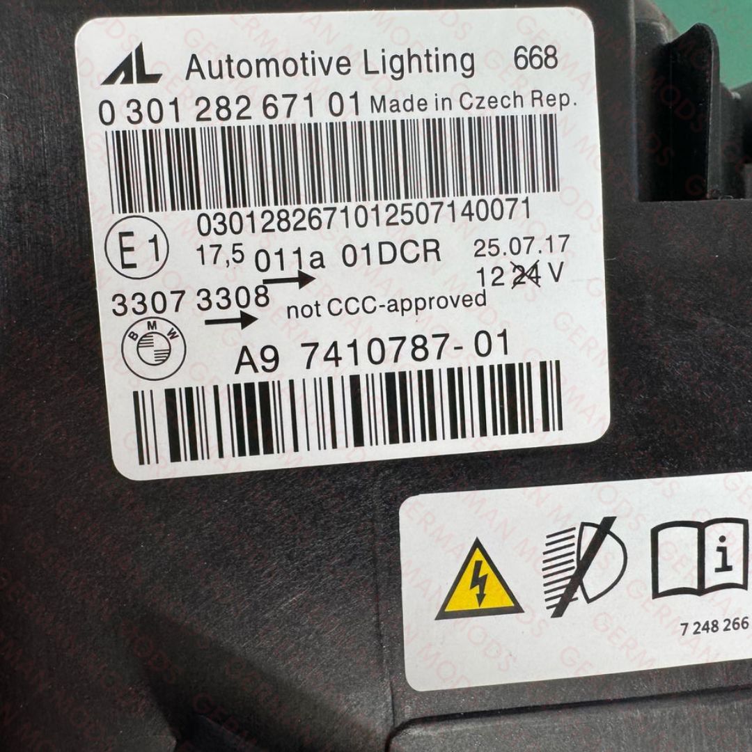 BMW 4 SERIES 2014-2019 F32 F33 F36 F82 F83 M4 LCI BI-XENON HEADLIGHT LEFT/PASSENGER/NEAR+RIGHT/DRIVER/OFF SIDE 63117377845+63117377846