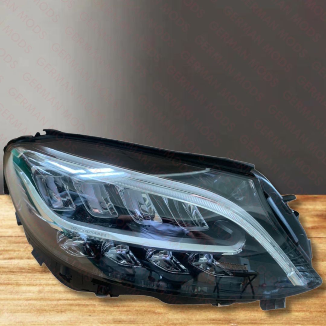 Mercedes-Benz C-Class W205 Facelift 2018-2022 Genuine OEM High Performance LED Headlight / Headlamp Assembly PAIR A2059068105 + A2059061806