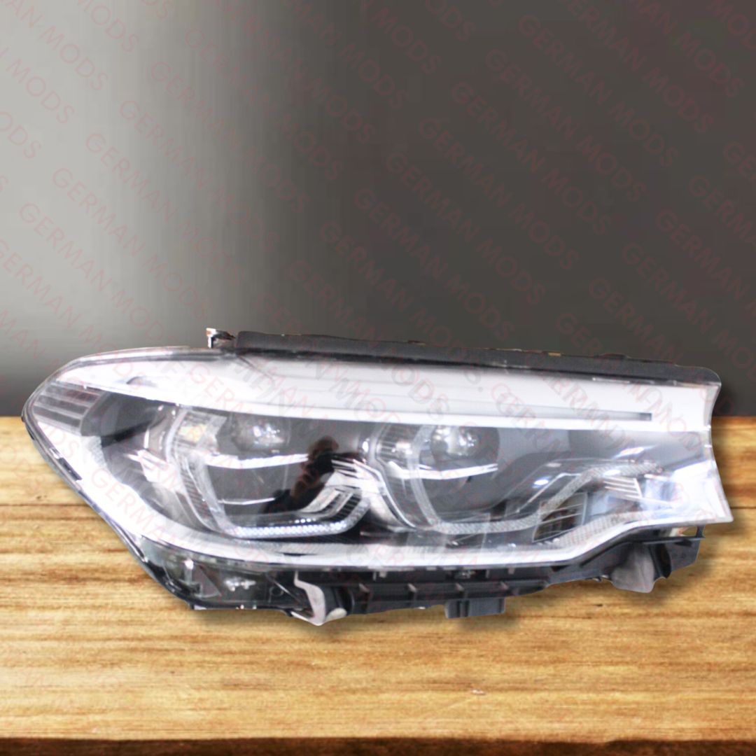 BMW 5 SERIES 2018-2020 G30 G31 F90 ADAPTIVE LED HEADLIGHT LEFT/PASSENGER/NEAR AND RIGHT/DRIVER/OFF SIDE 63117214963+63117214964 COMPLETE PAIR