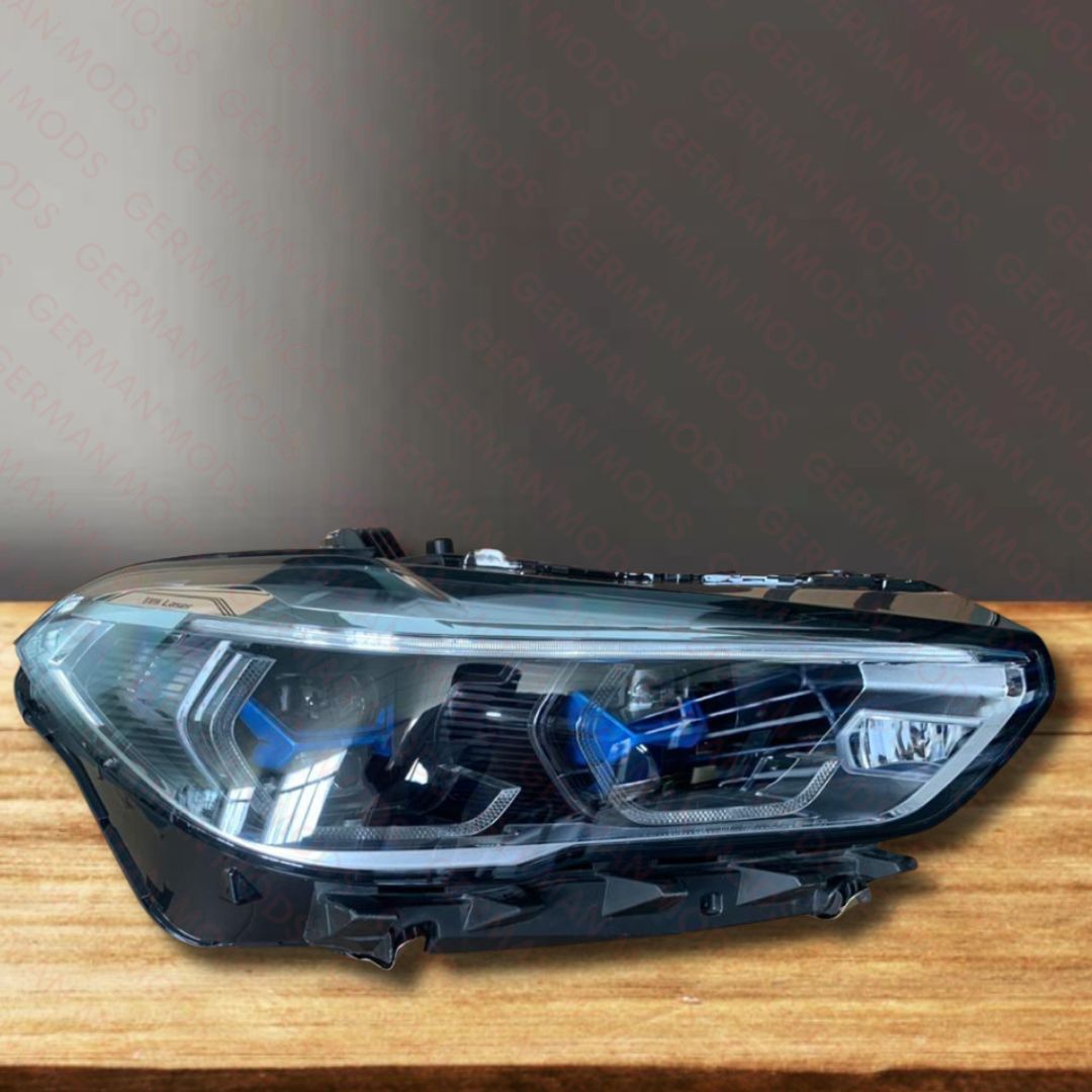 BMW X5/X6 G05 G06 F15/F16 2018-2022 LASER LED HEADLIGHT LEFT/PASSENGER/NEAR SIDE AND RIGHT/DRIVER/OFF SIDE COMPLETE PAIR 63119850427+63119850428
