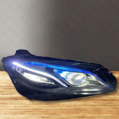 Mercedes-Benz E-Class W213 S213 C238 A238 Pre-Facelift 2016-2020 Genuine OEM Blue DRL Intelligent LED ILS MULTIBEAM Headlight / Headlamp Assembly PAIR A2139064704 & A2139064804
