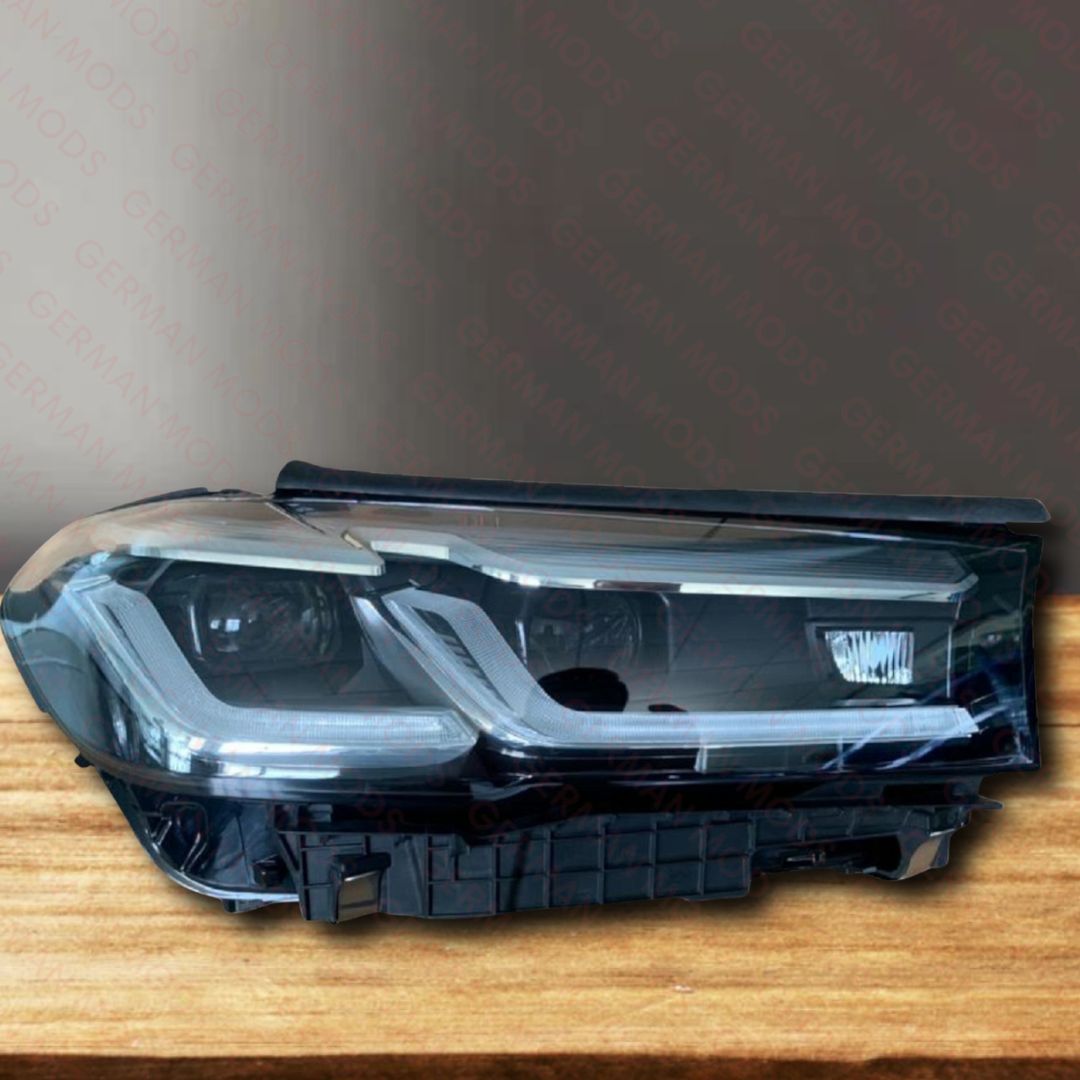 BMW 5 SERIES 2021-2024 G30 G31 F90 M5 ADAPTIVE LED AHL HEADLIGHT LEFT/PASSENGER/NEAR AND RIGHT/DRIVER/OFF SIDE COMPLETE PAIR 63119479263+63119479264