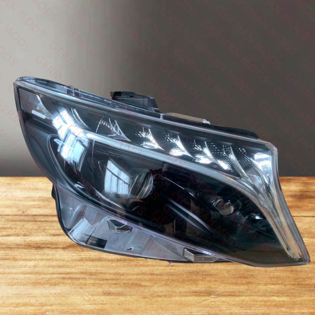 Mercedes-Benz Vito V-Class EQV W447 Facelift 2019-2024 Genuine OEM Black Edition Intelligent LED ILS MULTIBEAM Headlight / Headlamp Assembly PAIR A4479063401 & A4479063501