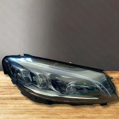 Mercedes-Benz C-Class W205 Facelift 2018-2022 Genuine OEM Intelligent Light System ILS Multibeam LED Headlight / Headlamp Assembly PAIR A2059061706 + A2059061806