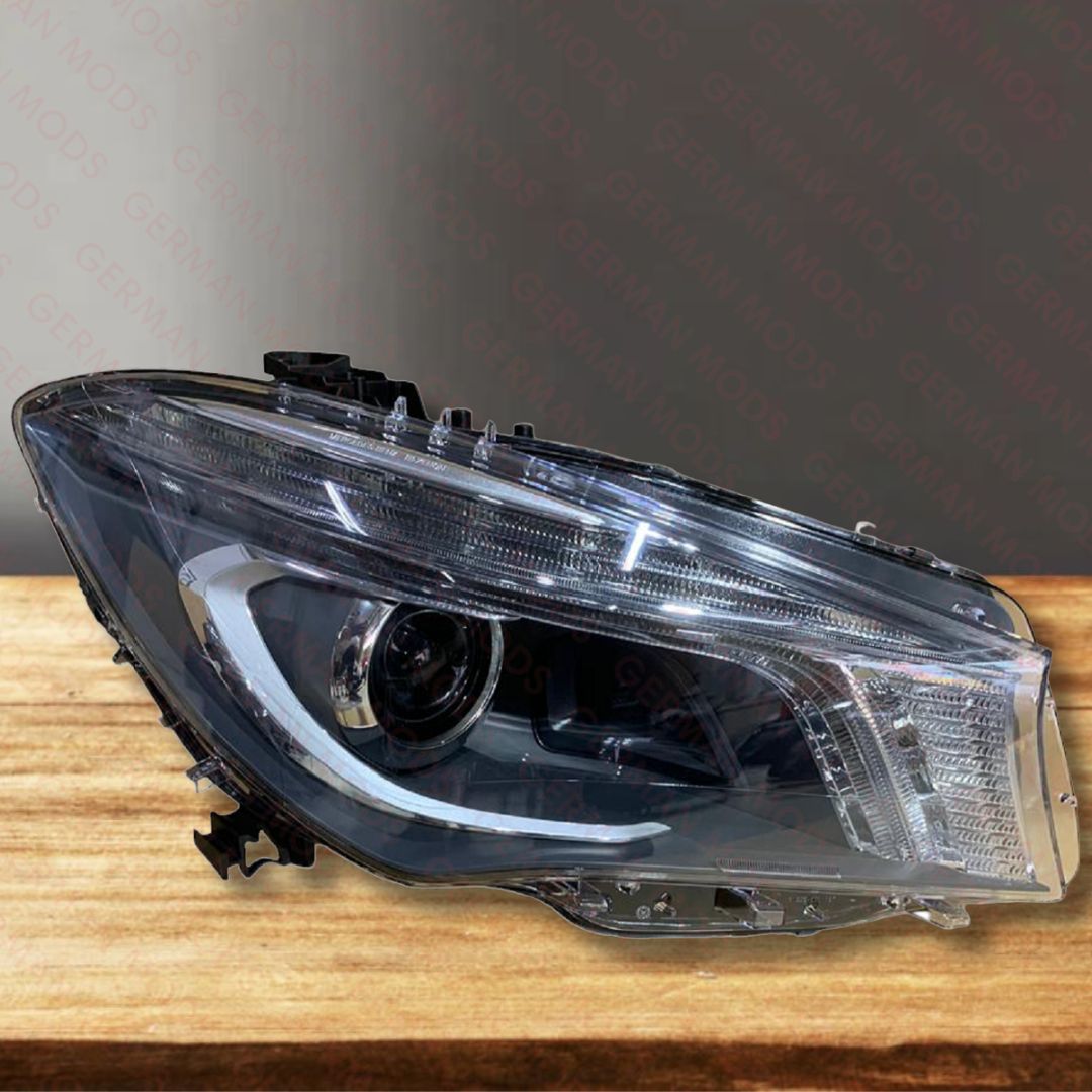 Mercedes-Benz CLA W117 2012-2016 Genuine OEM Bi-Xenon Headlight / Headlamp Assembly PAIR A1179066600 + A1179066500