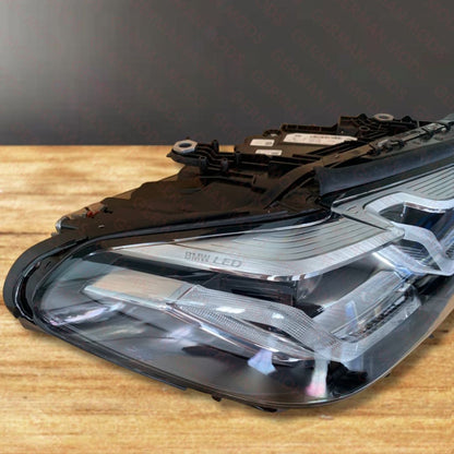 BMW 5 SERIES 2021-2024 G30 G31 F90 M5 ADAPTIVE LED AHL HEADLIGHT LEFT/PASSENGER/NEAR AND RIGHT/DRIVER/OFF SIDE COMPLETE PAIR 63119479263+63119479264